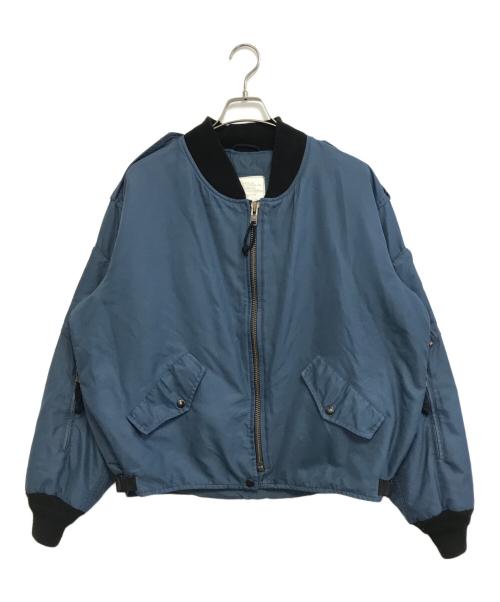 VINTAGE MILITARY（ヴィンテージ ミリタリー）VINTAGE MILITARY (ヴィンテージ ミリタリー) ROYAL CANADIAN AIR FORCE フライトジャケット ネイビー サイズ:7044の古着・服飾アイテム