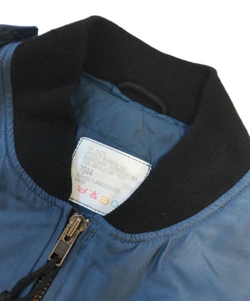 VINTAGE MILITARY（ヴィンテージ ミリタリー）VINTAGE MILITARY (ヴィンテージ ミリタリー) ROYAL CANADIAN AIR FORCE フライトジャケット ネイビー サイズ:7044の古着・服飾アイテム