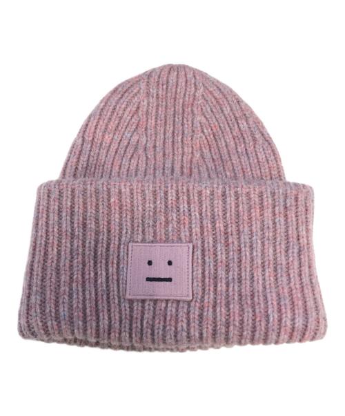 Acne studios（アクネ ストゥディオス）Acne studios (アクネ ストゥディオス) ニットキャップ ピンク サイズ:OSの古着・服飾アイテム