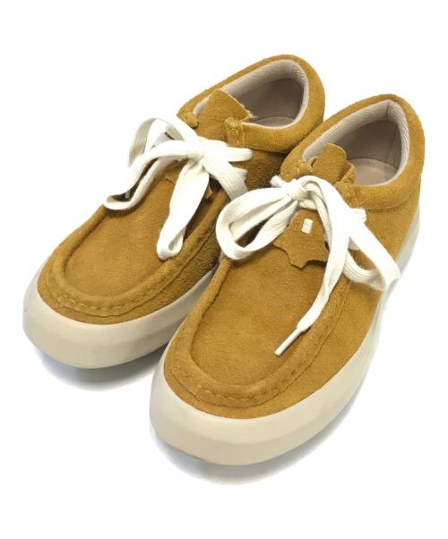 wander .etc（ワンダー）wander .etc (ワンダー) スエードモカシンシューズ 黄緑 サイズ:UK8/EU42/US9/CM27.0の古着・服飾アイテム