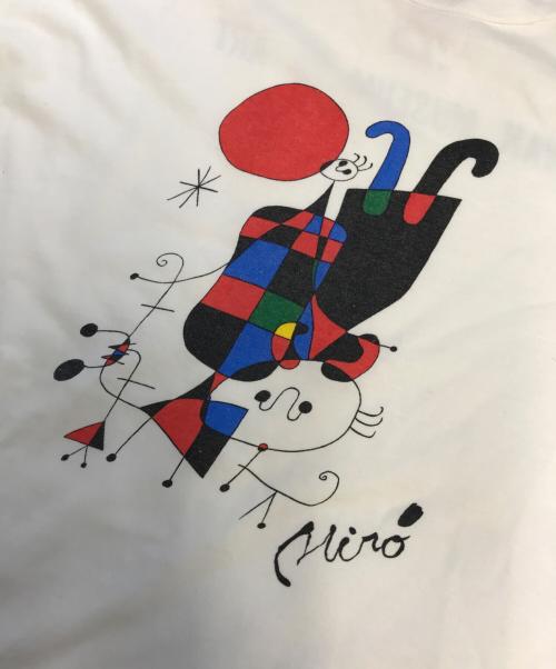 Joan Miro（ジョアン・ミロ）Joan Miro (ジョアン・ミロ) アートTシャツ ホワイト サイズ:表記なしの古着・服飾アイテム