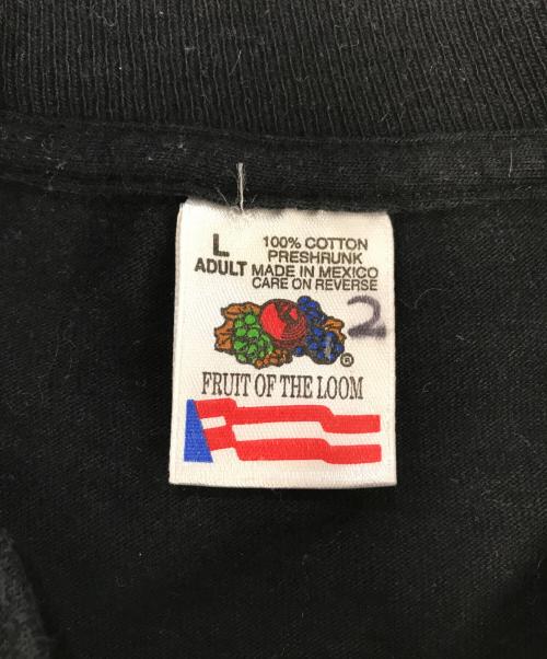 FRUIT OF THE LOOM（フルーツオブザルーム）FRUIT OF THE LOOM (フルーツオブザルーム) アートTシャツ ブラック サイズ:Lの古着・服飾アイテム