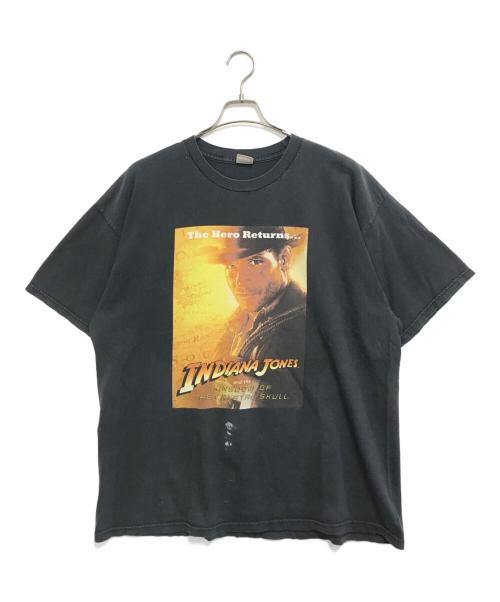 ムービーTシャツ（ムービーTシャツ）ムービーTシャツ (ムービーTシャツ) 00s INDIANA JONES(インディ・ジョーンズ) ムービーTシャツ ブラック サイズ:表記なしの古着・服飾アイテム