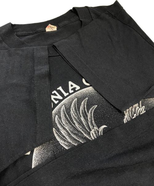 モーターTシャツ（モーターTシャツ）モーターTシャツ (モーターTシャツ) 80s LACONIA CLASSIC(ラコニア・クラシック) モーターサイクルTシャツ ブラック サイズ:Ｍの古着・服飾アイテム