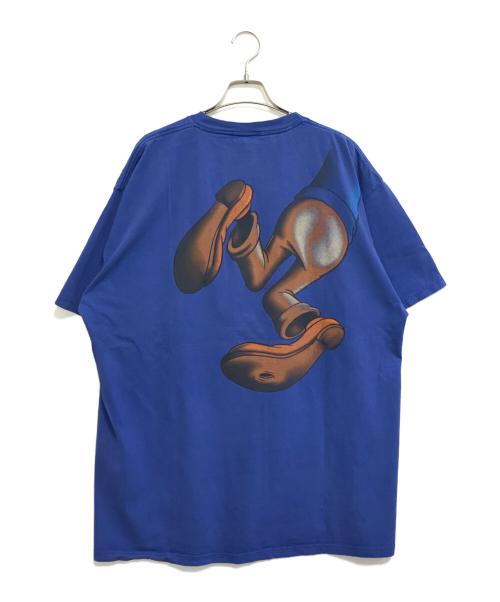 キャラクターTシャツ（キャラクターTシャツ）キャラクターTシャツ (キャラクターTシャツ) 90s GOOFY(グーフィー) キャラクターTシャツ ブルー サイズ:FREEの古着・服飾アイテム