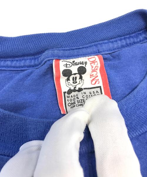 キャラクターTシャツ（キャラクターTシャツ）キャラクターTシャツ (キャラクターTシャツ) 90s GOOFY(グーフィー) キャラクターTシャツ ブルー サイズ:FREEの古着・服飾アイテム