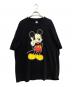 キャラクターTシャツ（キャラクターTシャツ）の古着「80s ミッキー・マウス キャラクターTシャツ」｜ブラック