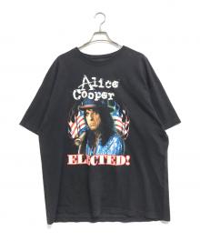 アーティストTシャツ（アーティストTシャツ）の古着「00s Alice Cooper(アリスクーパー) ミュージシャンTシャツ」｜ブラック