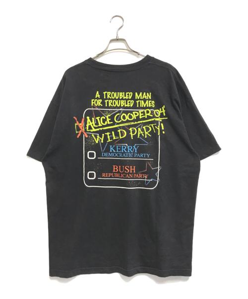 アーティストTシャツ（アーティストTシャツ）アーティストTシャツ (アーティストTシャツ) 00s Alice Cooper(アリスクーパー) ミュージシャンTシャツ ブラック サイズ:2XLの古着・服飾アイテム