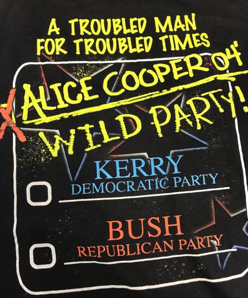 アーティストTシャツ（アーティストTシャツ）アーティストTシャツ (アーティストTシャツ) 00s Alice Cooper(アリスクーパー) ミュージシャンTシャツ ブラック サイズ:2XLの古着・服飾アイテム