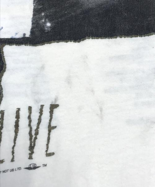 バンドTシャツ（バンドTシャツ）バンドTシャツ (バンドTシャツ) 80s U2(ユートゥ) バンドTシャツ ホワイト サイズ:XLの古着・服飾アイテム