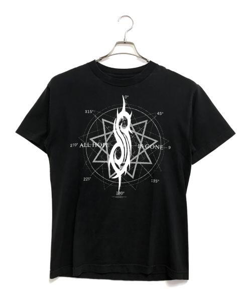 バンドTシャツ（バンドTシャツ）バンドTシャツ (バンドTシャツ) 00s Slipknot(スリップノット)バンドTシャツ ブラック サイズ:不明の古着・服飾アイテム