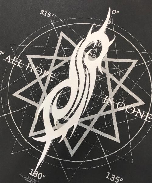 バンドTシャツ（バンドTシャツ）バンドTシャツ (バンドTシャツ) 00s Slipknot(スリップノット)バンドTシャツ ブラック サイズ:不明の古着・服飾アイテム