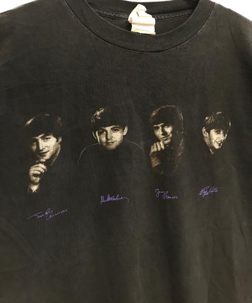 バンドTシャツ（バンドTシャツ）バンドTシャツ (バンドTシャツ) 90s The Beatles(ザ・ビートルズ) バンドTシャツ ブラック サイズ:LARGEの古着・服飾アイテム