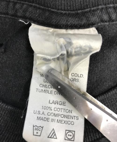 バンドTシャツ（バンドTシャツ）バンドTシャツ (バンドTシャツ) 90s BOB DYLAN(ボブ・ディラン) バンドTシャツ ブラック サイズ:Lの古着・服飾アイテム