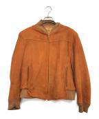 ZERO KINGゼロキング）の古着「50'sスウェードレザージャケット」｜ブラウン