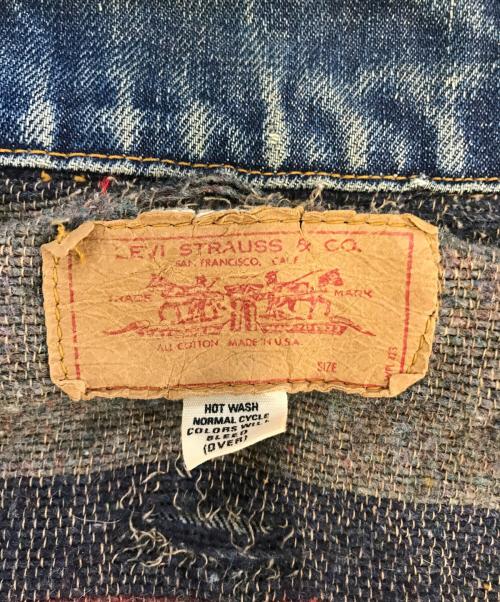 LEVI'S（リーバイス）LEVI'S (リーバイス) ブランケット付デニムジャケット インディゴ サイズ:表記なしの古着・服飾アイテム
