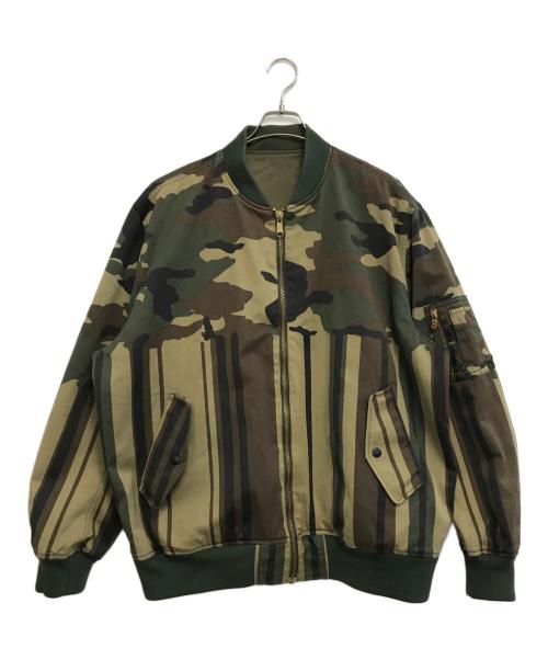 SWAGGER（スワッガー）SWAGGER (スワッガー) リバーシブルジャケット グリーン サイズ:XX LARGEの古着・服飾アイテム