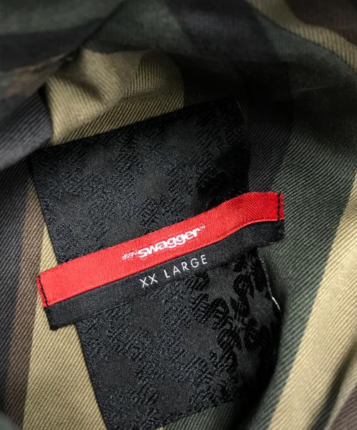SWAGGER（スワッガー）SWAGGER (スワッガー) リバーシブルジャケット グリーン サイズ:XX LARGEの古着・服飾アイテム