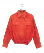 McGREGORマクレガー）の古着「50’sコーデュロイプルオーバージャケット」｜レッド