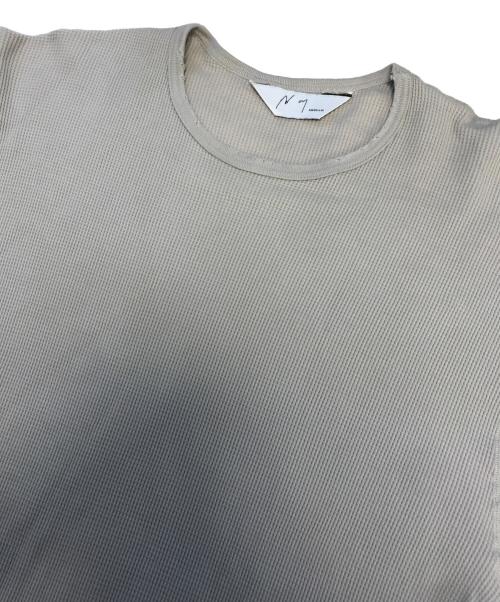 ANCELLM（アンセルム）ANCELLM (アンセルム) ダメージワッフルカットソー ベージュ サイズ:1の古着・服飾アイテム