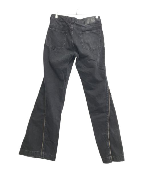 ZARA（ザラ）ZARA (ザラ) サイドジップデニムパンツ ブラック サイズ:40の古着・服飾アイテム