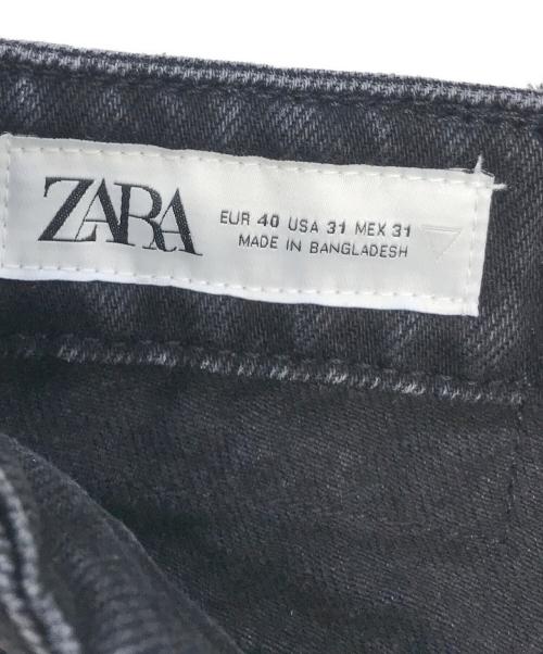 ZARA（ザラ）ZARA (ザラ) サイドジップデニムパンツ ブラック サイズ:40の古着・服飾アイテム