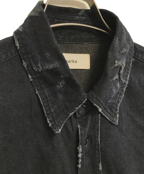 MARKA（マーカ）MARKA (マーカ) 別注ユーズド加工デニムシャツ インディゴ サイズ:1の古着・服飾アイテム