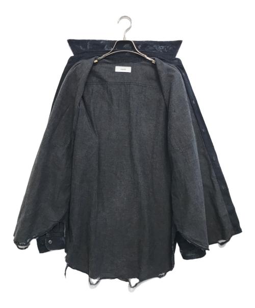 MARKA（マーカ）MARKA (マーカ) 別注ユーズド加工デニムシャツ インディゴ サイズ:1の古着・服飾アイテム