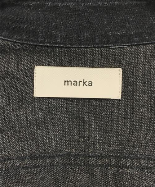 MARKA（マーカ）MARKA (マーカ) 別注ユーズド加工デニムシャツ インディゴ サイズ:1の古着・服飾アイテム