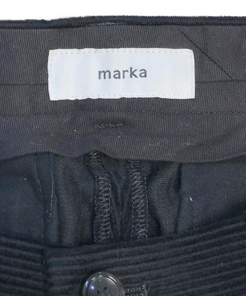 MARKA（マーカ）MARKA (マーカ) コーデュロイパンツ ブラック サイズ:1の古着・服飾アイテム