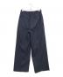 MARKAWARE (マーカウェア) タックワイドパンツ ネイビー サイズ:2：15000円