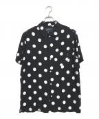 Ron Herman×NOON GOONSロンハーマン×ヌーングーンズ）の古着「別注ドット半袖シャツ」｜ブラック