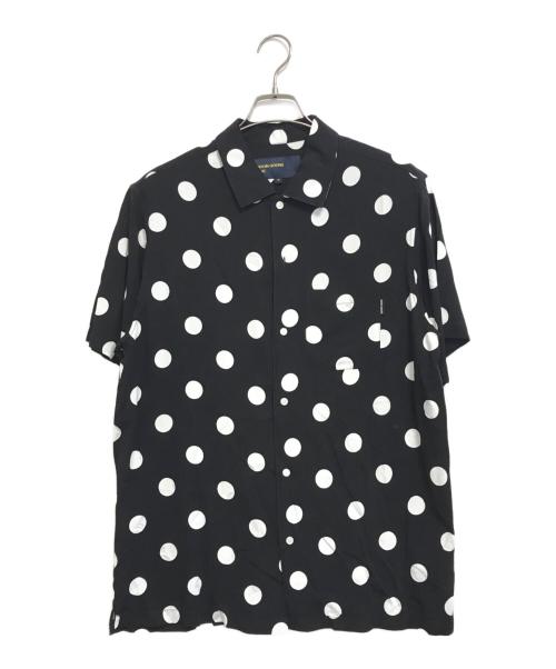 Ron Herman（ロンハーマン）Ron Herman (ロンハーマン) NOON GOONS (ヌーングーンズ) 別注ドット半袖シャツ ブラック サイズ:Mの古着・服飾アイテム