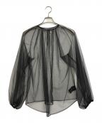Col Pierrotコルピエロ）の古着「Tulle ブラウス」｜ブラック