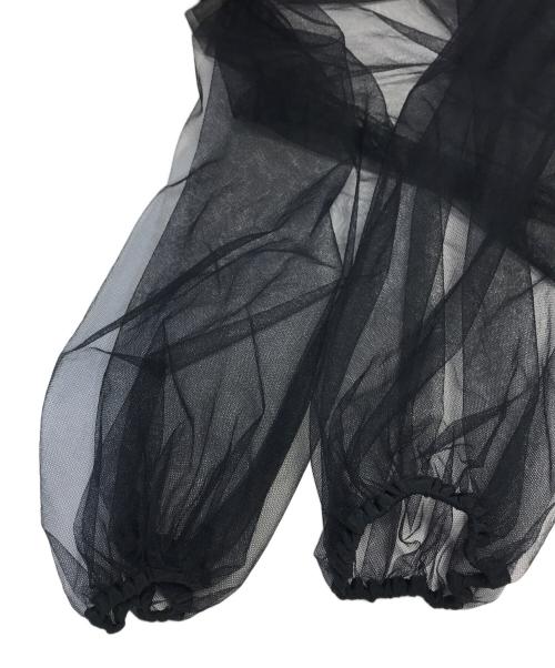 Col Pierrot（コルピエロ）Col Pierrot (コルピエロ) Tulle ブラウス ブラック サイズ:表記なしの古着・服飾アイテム