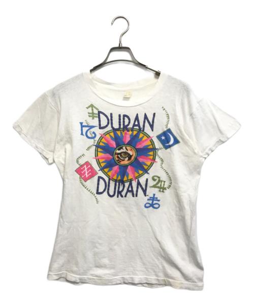 Duran Duran（デュラン・デュラン）Duran Duran (デュラン・デュラン) Coca Cola (コカコーラ) プリントTシャツ ホワイト サイズ:Lの古着・服飾アイテム