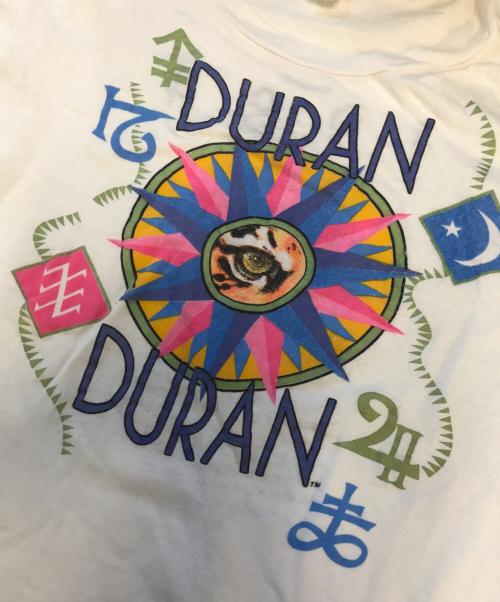 Duran Duran（デュラン・デュラン）Duran Duran (デュラン・デュラン) Coca Cola (コカコーラ) プリントTシャツ ホワイト サイズ:Lの古着・服飾アイテム