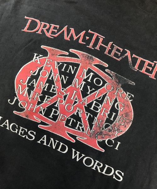 バンドTシャツ（バンドTシャツ）バンドTシャツ (バンドTシャツ) 90s DREAM THEATER(ドリーム・シアター) 両面プリントバンドTシャツ ブラック サイズ:XLの古着・服飾アイテム