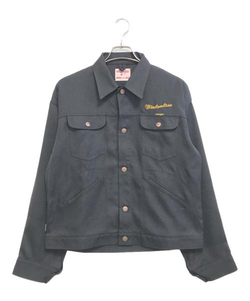 WIND AND SEA（ウィンダンシー）WIND AND SEA (ウィンダンシー) Wrangler (ラングラー) シャツ グリーン サイズ:Mの古着・服飾アイテム