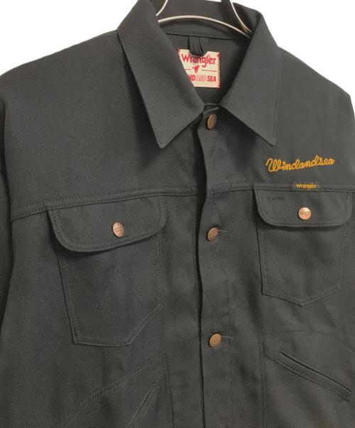 WIND AND SEA（ウィンダンシー）WIND AND SEA (ウィンダンシー) Wrangler (ラングラー) シャツ グリーン サイズ:Mの古着・服飾アイテム