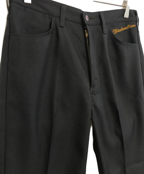 WIND AND SEA（ウィンダンシー）WIND AND SEA (ウィンダンシー) Wrangler (ラングラー) ランチャーパンツ ブラック サイズ:Lの古着・服飾アイテム