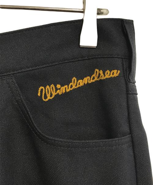 WIND AND SEA（ウィンダンシー）WIND AND SEA (ウィンダンシー) Wrangler (ラングラー) ランチャーパンツ ブラック サイズ:Lの古着・服飾アイテム
