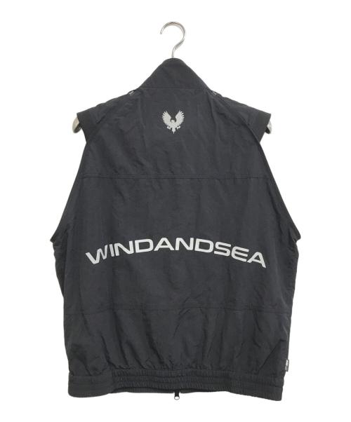 WIND AND SEA（ウィンダンシー）WIND AND SEA (ウィンダンシー) Piping 2Way Track Jacket ブラック サイズ:Sの古着・服飾アイテム