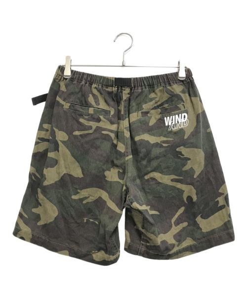 WIND AND SEA（ウィンダンシー）WIND AND SEA (ウィンダンシー) カモフラハーフパンツ グリーン サイズ:Mの古着・服飾アイテム