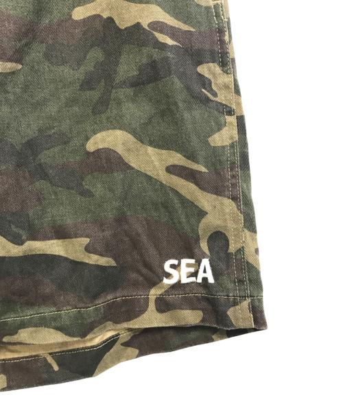 WIND AND SEA（ウィンダンシー）WIND AND SEA (ウィンダンシー) カモフラハーフパンツ グリーン サイズ:Mの古着・服飾アイテム