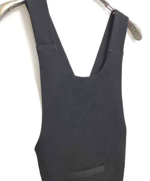 SOSHIOTSUKI（ソウシ オオツキ）SOSHIOTSUKI (ソウシ オオツキ) APRON VEST ブラック サイズ:46の古着・服飾アイテム