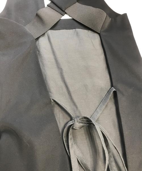 SOSHIOTSUKI（ソウシ オオツキ）SOSHIOTSUKI (ソウシ オオツキ) APRON VEST ブラック サイズ:46の古着・服飾アイテム