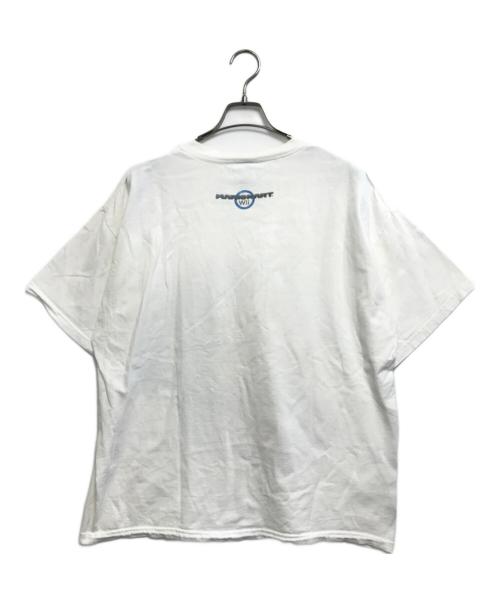キャラクターTシャツ（キャラクターTシャツ）キャラクターTシャツ (キャラクターTシャツ) 00s MARIOKART(マリオカート) キャラクターTシャツ ホワイト サイズ:XLの古着・服飾アイテム