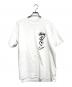 stussy（ステューシー）の古着「Peace Love Swoosh T-shirt」｜ホワイト